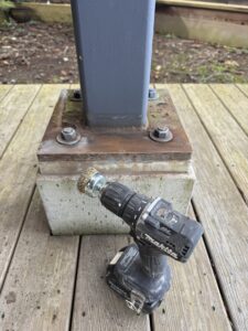 drill and post base