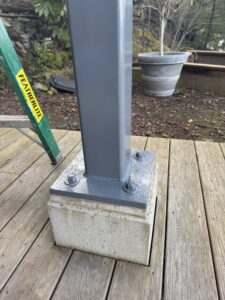 Painted post